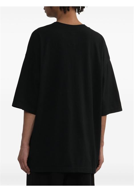 smily face printed tee man black MAISON MIHARA YASUHIRO | J14TS782BLACK